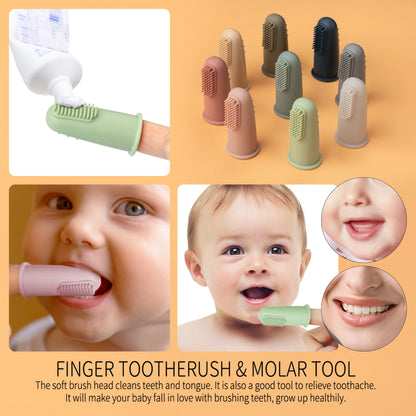 3-Piece Baby Finger Toothbrush Set