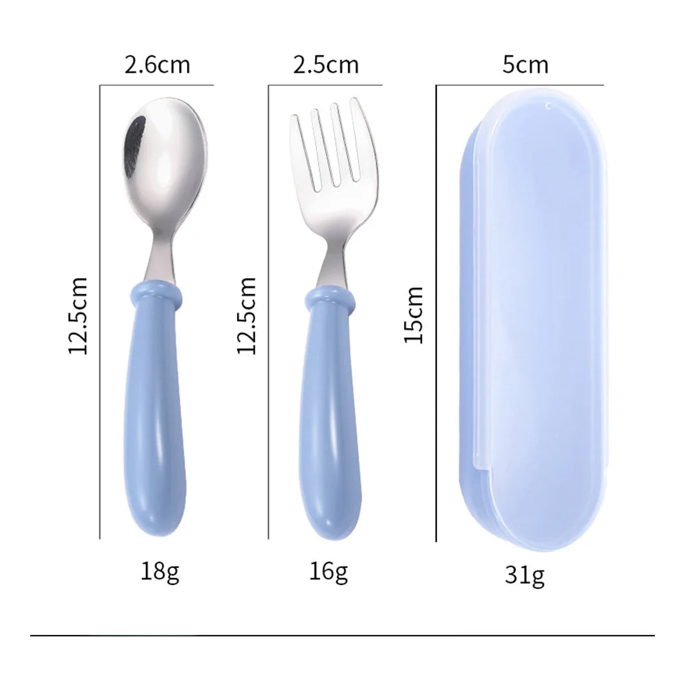 Two-Piece Stainless Steel Tableware Set