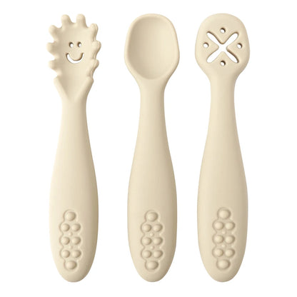 3PCS Baby Learning Spoons Set