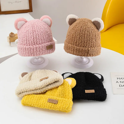 Cartoon Bear Winter Beanie