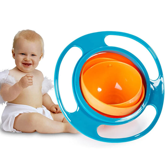 360° Spill-Proof Feeding Dish with Lid